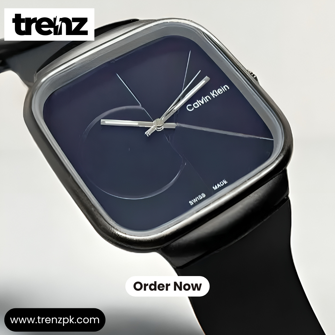Simple Elegance: Rubber Strap Watch with Minimalist Design