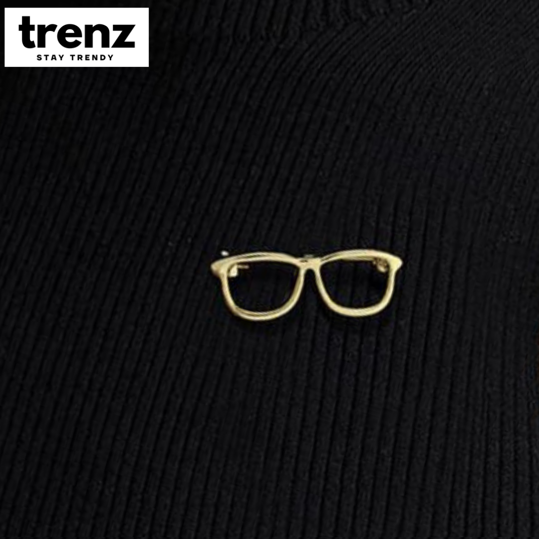 Premium Quality Glasses Brooch for Men's Suits