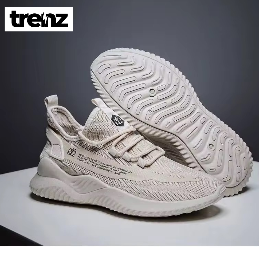 Trendy Breathable Mesh Sports Shoes - Comfortable Sneakers for Men