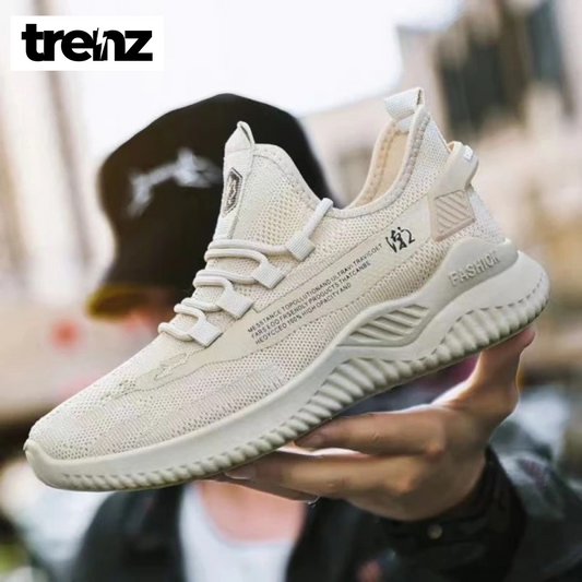 Trendy Breathable Mesh Sports Shoes - Comfortable Sneakers for Men