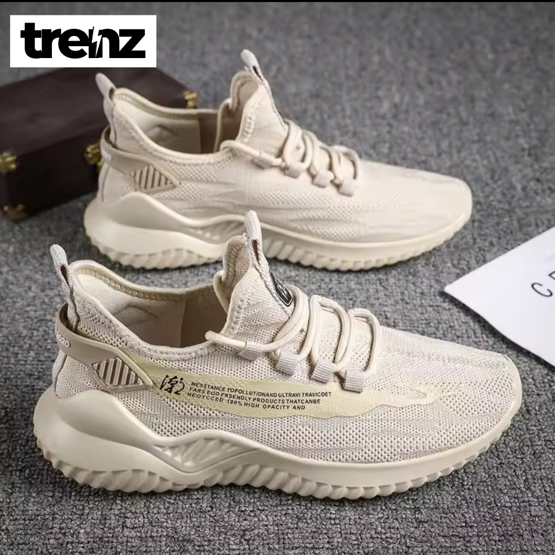 Trendy Breathable Mesh Sports Shoes - Comfortable Sneakers for Men