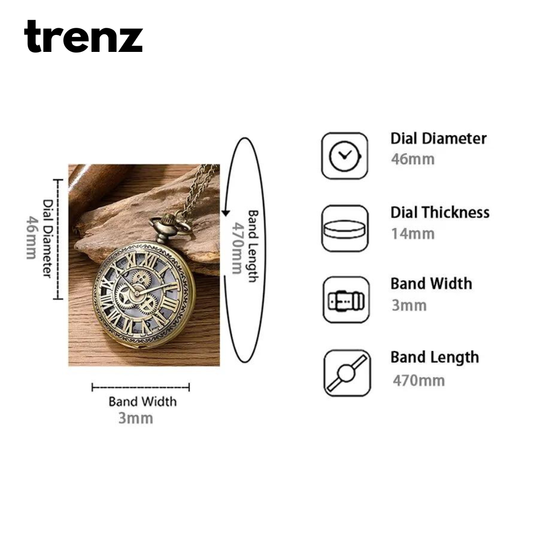 Peaky Blinders Pocket Watch - Vintage-Inspired Timepiece