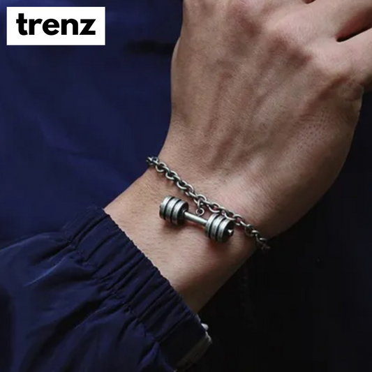 New Arrival Fitness Dumbbell Chain Bracelet