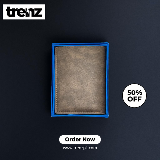 Men's Mini Handmade Leather Purse - Cowskin Card Holder & Cash Wallet