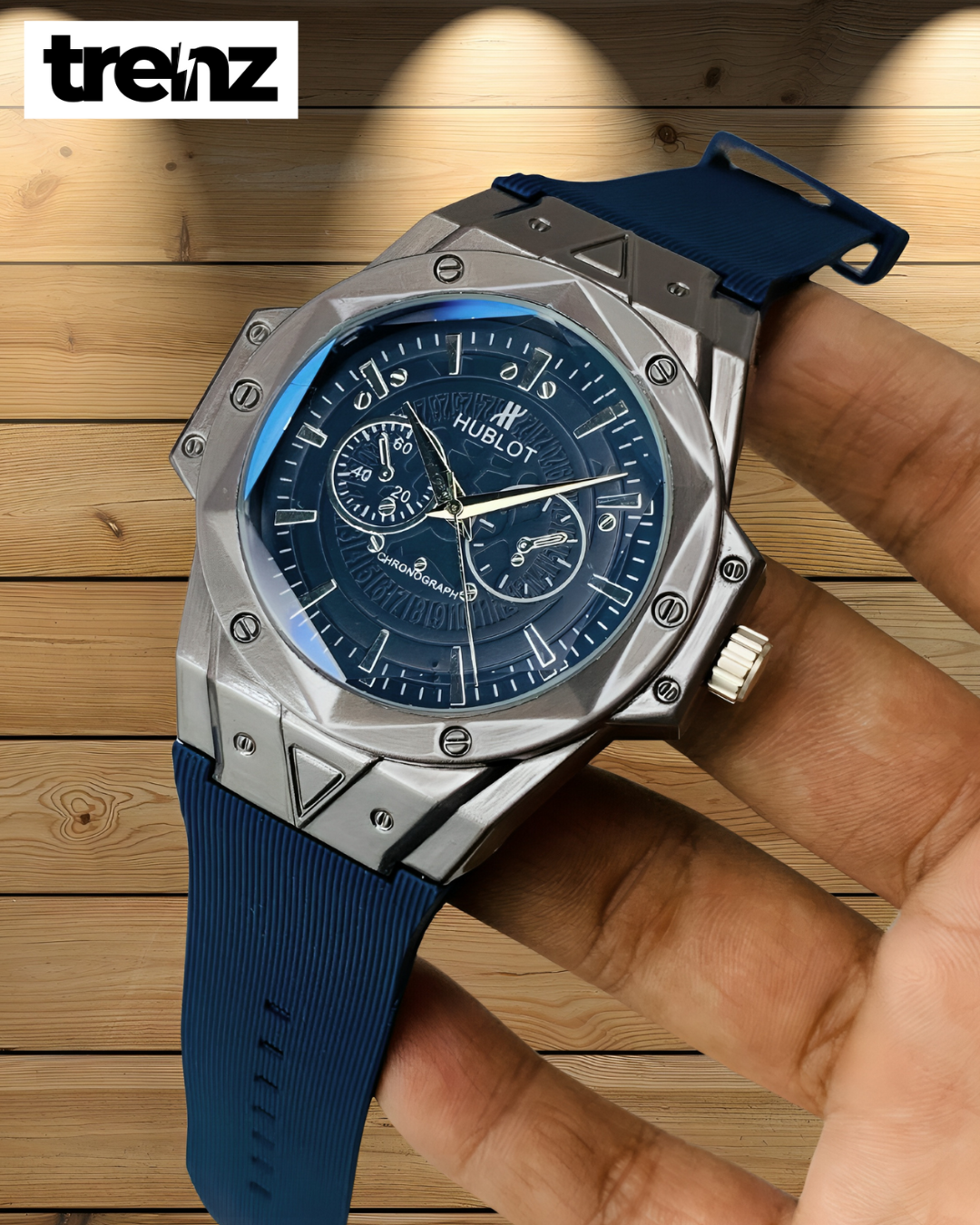 Elegant Men's Formal Analogue Watch - Leather Strap